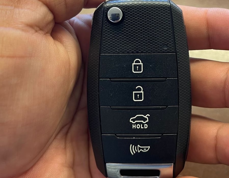 Flip key and remote programmed in the shop